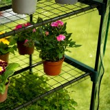 Foliengewächshaus Treibhaus Pflanzenhaus mit Regal - 70x50x158 Grindi - 7