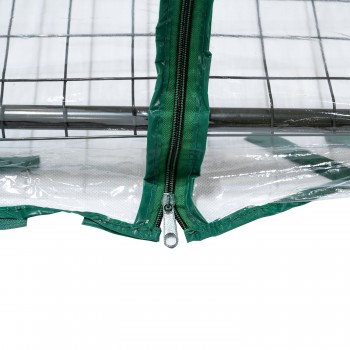 Mini Foliengewächshaus Treibhaus Pflanzenhaus - auf dem Balkon - Lotus I 43x27x31 Grindi - 6