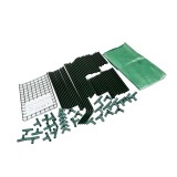 Foliengewächshaus Treibhaus Pflanzenhaus - mit 4 Gitterböden 70x50x158 Grindi - 11