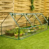 Foliengewächshaus Treibhaus Pflanzenhaus - für Blumen 270x92x92 Grindi - 2