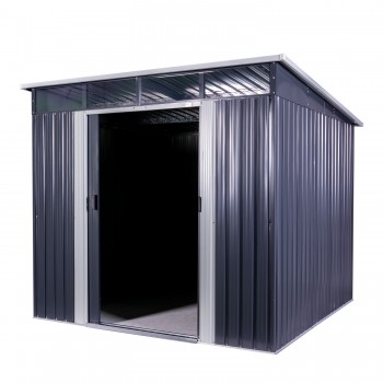 Gerätehaus Geräteschuppen Gartenhaus aus Metall - RIBES II - 236X238X202 Grindi - 2