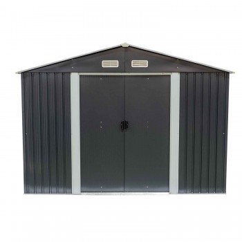 Gerätehaus Geräteschuppen Gartenhaus aus Metall - Sorbus IV - 303x301x214 Grindi - 3