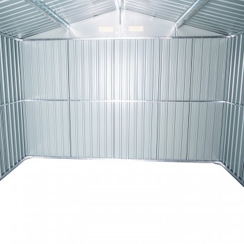 Gerätehaus Geräteschuppen Gartenhaus aus Metall - Sorbus IV - 303x301x214 Grindi - 4