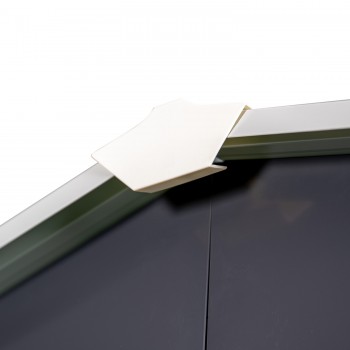 Gerätehaus Geräteschuppen Gartenhaus aus Metall - Sorbus IV - 303x301x214 Grindi - 7