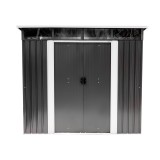 Gerätehaus Geräteschuppen Gartenhaus aus Metall - Ribes III - 279x238x202 Grindi - 10