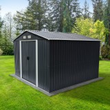 Gerätehaus Geräteschuppen Gartenhaus aus Metall - Sorbus V - 367x322x217 Grindi - 2