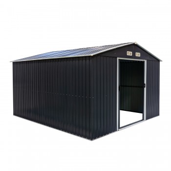 Gerätehaus Geräteschuppen Gartenhaus aus Metall - Sorbus V - 367x322x217 Grindi - 1