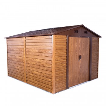 Gerätehaus Geräteschuppen Gartenhaus aus Metall - Arbor IV - 323x278x215 Grindi - 1