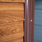 Gerätehaus Geräteschuppen Gartenhaus aus Metall - Arbor V - 366x321x220 Grindi - 4