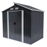 Gerätehaus Geräteschuppen Gartenhaus aus Metall - Ulmus I - 173x235x225 Grindi - 1