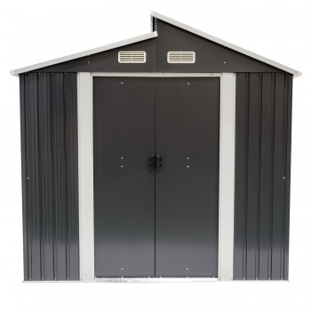 Gerätehaus Geräteschuppen Gartenhaus aus Metall - Ulmus I - 173x235x225 Grindi - 2