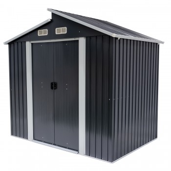 Gerätehaus Geräteschuppen Gartenhaus aus Metall - Ulmus II - 260x278x234 Grindi - 1