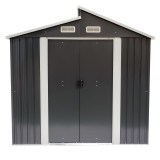 Gerätehaus Geräteschuppen Gartenhaus aus Metall - Ulmus II - 260x278x234 Grindi - 10