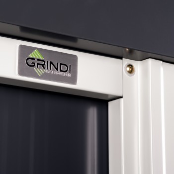 Gerätehaus Geräteschuppen Gartenhaus aus Metall - Ulmus II - 260x278x234 Grindi - 12