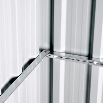 Gerätehaus Geräteschuppen Gartenhaus aus Metall - Ulmus II - 260x278x234 Grindi - 6