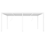 Garten Pergola Pavillon Terrassendach mit aufklappbarem Dach grau - Kea IV 6x4m Grindi - 13
