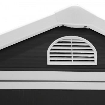 Gartengeräteschuppen - Kunststoff - BELLIS I - 134x104x204 Grindi - 7