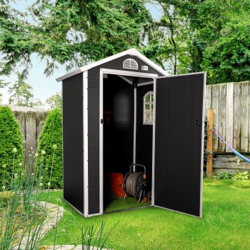 Gartengeräteschuppen - Kunststoff - BELLIS I - 134x104x204 Grindi - 2