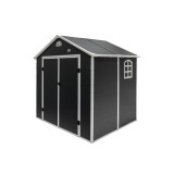 Gartengeräteschuppen - Kunststoff - BELLIS II - 242x192x239 Grindi - 1