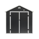 Gartengeräteschuppen - Kunststoff - BELLIS II - 242x192x239 Grindi - 3