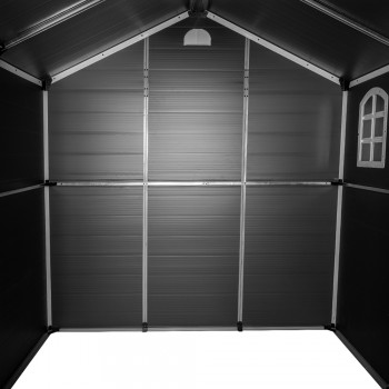 Gartengeräteschuppen - Kunststoff - BELLIS II - 242x192x239 Grindi - 7