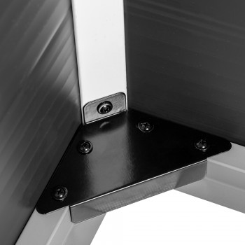 Gartengeräteschuppen - Kunststoff - BELLIS II - 242x192x239 Grindi - 10