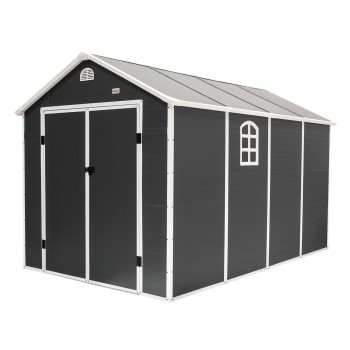 Gartengeräteschuppen - Kunststoff - BELLIS III - 242x368x239 Grindi - 1