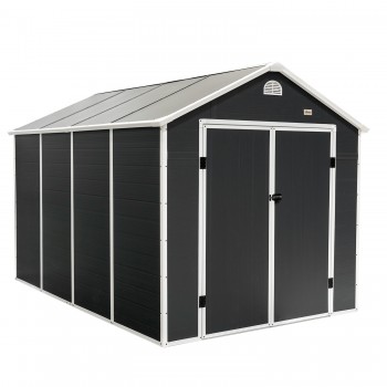 Gartengeräteschuppen - Kunststoff - BELLIS III - 242x368x239 Grindi - 11