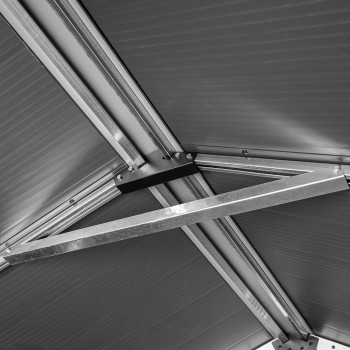 Gartengeräteschuppen - Kunststoff - BELLIS III - 242x368x239 Grindi - 14