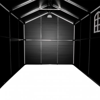 Gartengeräteschuppen - Kunststoff - BELLIS III - 242x368x239 Grindi - 9