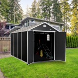 Gartengeräteschuppen - Kunststoff - BELLIS III - 242x368x239 Grindi - 2