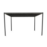 Terrassenpergola, Grau, Aluminium mit automatisches Dach + Led - Paros I 3x4m Grindi - 3