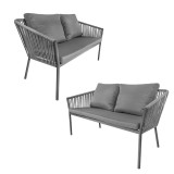 Gartenmöbel Set grau - Paga I Grindi - 8