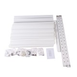 Lamellenwandpaneel für Pergola Kea  - Weiss Grindi - 15