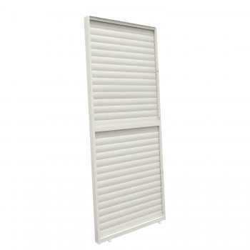 Lamellenwandpaneel für Pergola Kea  - Weiss Grindi - 2