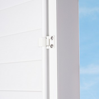 Lamellenwandpaneel für Pergola Kea  - Weiss Grindi - 4