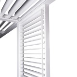 Lamellenwandpaneel für Pergola Kea  - Weiss Grindi - 5