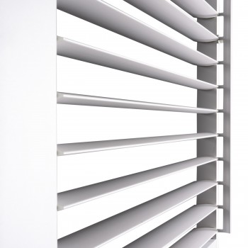 Lamellenwandpaneel für Pergola Kea  - Weiss Grindi - 7