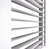 Lamellenwandpaneel für Pergola Kea  - Weiss Grindi - 7