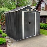 Gerätehaus Geräteschuppen Gartenhaus aus Metall - Ulmus II - 260x278x234 Grindi - 13