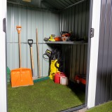 Gerätehaus Geräteschuppen Gartenhaus aus Metall - Ulmus II - 260x278x234 Grindi - 8