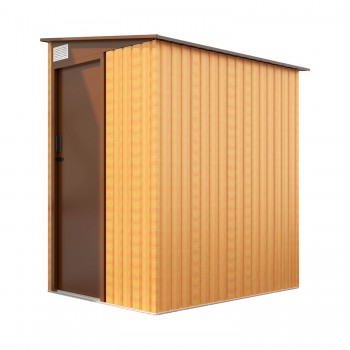 Gerätehaus Geräteschuppen Gartenhaus aus Metall - Salix 150x194x187 Grindi - 1