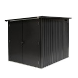 Fahrradständer Fahrradschuppen Gartenhaus - Metall - Coleus I - 204x164x163 Grindi - 1