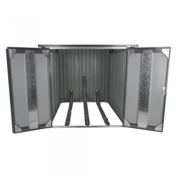 Fahrradständer Fahrradschuppen Gartenhaus - Metall - Coleus I - 204x164x163 Grindi - 3