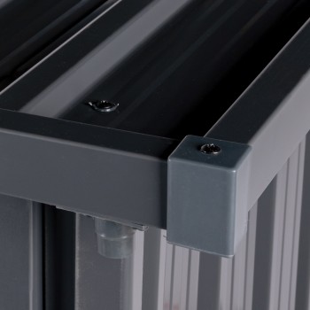 Fahrradständer Fahrradschuppen Gartenhaus - Metall - Coleus I - 204x164x163 Grindi - 11