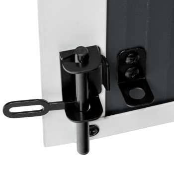 Gartenschrank, Gartenaufbewahrung, Kunststoff - Grau - CEDRUS - 198x91x149 Grindi - 5