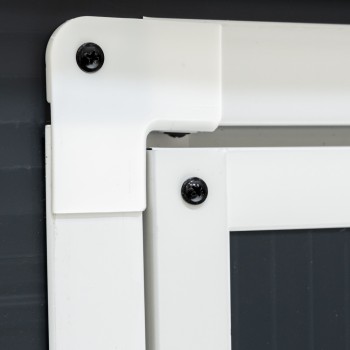 Gartenschrank, Gartenaufbewahrung, Kunststoff - Grau - CEDRUS - 198x91x149 Grindi - 8