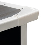 Gartenschrank, Gartenaufbewahrung, Kunststoff - Grau - CEDRUS - 198x91x149 Grindi - 10