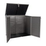 Gartenschrank, Gartenaufbewahrung, Kunststoff - Grau - 1170L Grindi - 3 Gartenschrank, Gartenaufbewahrung, Kunststoff - Grau - 1170L Grindi - 3