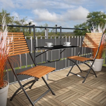 Balkon Klapptisch Schwarz - SSB 1 Grindi - 4
